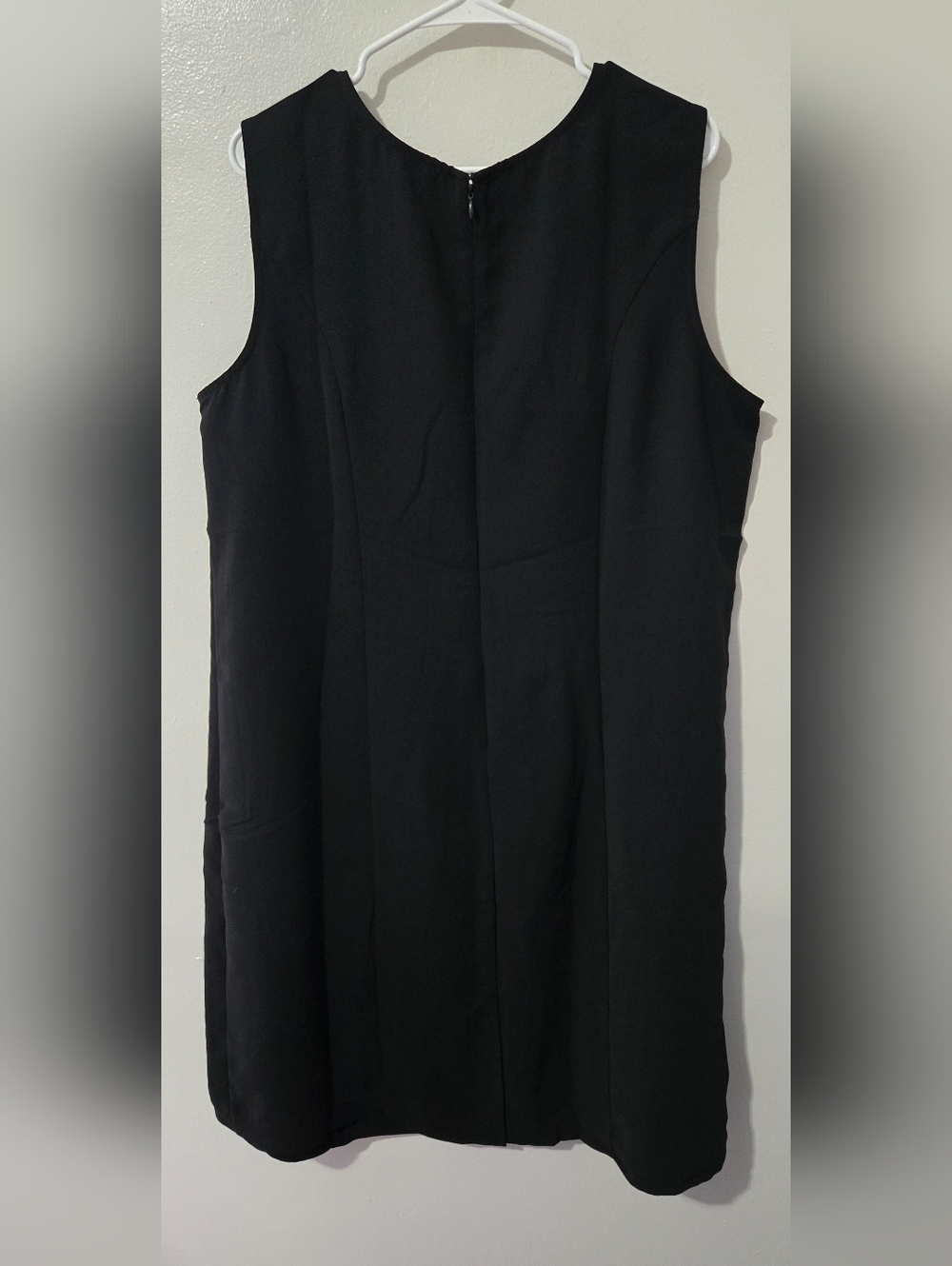 Jessica London Sleek Black Sleeveless Dress 22W Like New Condition! - Picture 2 of 6
